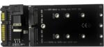 1 unidad M SATAs NGFF HDD a adaptador NVMe HDD a SFF-8643 Convertidores de tarjeta de expansión PCIe SSDs convertidores - Image 2