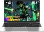 15.6 Inch 2026 Laptop Processor M3-6Y30, RAM 16GB SSD 512GB PC Laptop Notebook Computer, 5000Mah/1920x1080P/Webcam/WIFI 5/TF Card Slot - Imagen 2