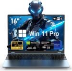 16-Inch Gaming Laptop, GeForce MX350 Discrete Graphics Gaming Laptop, Notebook Processor N95 (up to 3.4Ghz), 16GB RAM 1TB SSD, FHD 1920x1080, Backlit Computer Keyboard, Type-C - Imagen 2