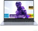 16 Inch Laptop, 16 GB RAM, 1 TB SSD, 2025 Win 11 Pro Laptop, PC Notebook Processor N150 (up to 3.6 GHz), 6000mAh, FHD 1920 x 1200, Backlit Keyboard Notebook - Imagen 2