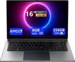 16" Laptop Notebook with 8GB DDR and 256GB SSD, Expandable to 1TB.Pentium Quad-Core Processor up to 3.2GHz, 9000mAh Battery.Mini HDMI Interface.Dual Band WiFi - Image 2