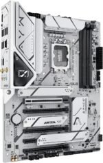 ASUS Z790-AYW WiFi W II Intel Z790 (LGA 1700) ATX Motherboard with PCIe 5.0, 3X M.2, 12+1 DrMOS, DDR5, WiFi 6, 2.5GB LAN, HDMI, USB 10Gbps Type-C, USB 10Gbps Type-C, Thunderbolt, USB4, Aura - Imagen 3