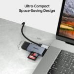 BENFEI SD/Micro SD Card Reader, USB C/A Dual Connector Adapter Memory Cards, Supports USB 3.0/SD/SDXC/Micro SD/Micro SDXC/MMC/RS-MMC, Compatible with iPhone 16/15, MacBook Pro, etc - Image 4