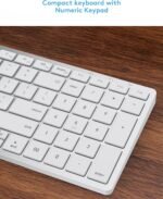 Yivandi Teclado Bluetooth inalámbrico para Apple Mac OS - Diseño QWERTY de EE. UU., Teclas de tijera, escritura precisa, batería recargable, tiempo de trabajo extralargo, compatible con iMac/MacBook - Image 7