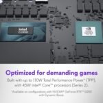 Alienware 16 Aurora Gaming Laptop AC16250-16 pulgadas WQXGA 120Hz, procesador Intel Core 7-240H, 16GB DDR5 RAM, 1TB SSD, NVIDIA GeForce RTX 5050 8GB Graphics, Windows 11 Home, servicio in situ - Azul - Imagen 4