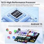 Android 15 Tablet 10 Inch 24GB RAM 128 ROM Tablets with Keyboard Case and Stylus 1TB Expandable Octa-Core 6000mAh 1280x800 IPS HD 5G WiFi T615 CPU High Performance - Image 4
