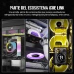 Corsair iCUE Link RX120 120mm RGB PWM Fans with iCUE Link System Hub - Magnetic Dome Bearing - Triple Pack - Black - Image 8
