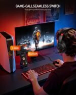 acer K2 Pro Wireless Gaming Headphones, 50mm Surround Sound, Advanced Noise Cancelling Microphone, 100H Epic Playtime, Seamless PC, - Image 4