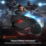 acer Wired Gaming Mouse, RGB Ergonomic Gaming Mouse 12800 dpi with 8 Buttons, Quick Trigger Button and Customizable Driver, Ideal for PC and Laptop Games - Imagen 6
