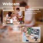 Camcorder Video Camera 1080P, 48MP Digital Zoom 18X with 270° 3.0" Rotating Screen, Vlogging Youtube Camera with 32GB Card & Battery - Imagen 6