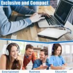 External CD DVD Drive USB 3.0 Portable CD DVD +/-RW CD Burner DVD ROM CD DVD Player for Laptop, MacBook, PC, Windows, Linux, Mac OS (White) - Imagen 8