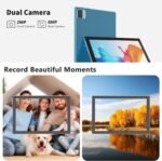 Android Tablet 10 Inch 2 in 1 12GB RAM 128GB ROM Expandable to 1TB with Case, Keyboard, Stylus Pen, Dual Camera, WiFi, Bluetooth, 6000mAh Battery, Google Certified - Imagen 6