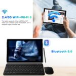 Android Tablet 10 Inch 2 in 1 12GB RAM 128GB ROM Expandable to 1TB with Case, Keyboard, Stylus Pen, Dual Camera, WiFi, Bluetooth, 6000mAh Battery, Google Certified - Imagen 7