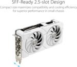 ASUS Dual GeForce RTX™ 4060 EVO White OC Edition 8GB GDDR6 (PCIe 4.0, 8GB GDDR6, DLSS 3, HDMI 2.1a, DisplayPort 1.4a, Axial-Tech Fan Design, 0dB Technology, Dual BIOS, Technology - Image 3