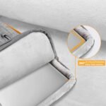 MOSISO Laptop Briefcase 15-15.6 Inches, 360 Protective Laptop Shoulder Bag Compatible with MacBook Pro 16, HP,Dell,Lenovo, Open Side Messenger Bag with 4 Zipper Pockets, Grey - Image 6