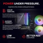 Skytech Azure 3 Gaming PC Desktop, Ryzen 7 5700 3,7 GHz (4,6 GHz Turbo), AMD RX 9060 XT 8GB, 1 TB NVMe SSD, 16 GB DDR4 RAM 3200, 650 W Gold PSU, Wi-Fi, Win 11 - Imagen 5