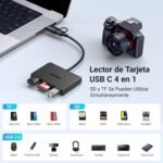 UGREEN SD Card Reader Type C & USB 3.0, 4 in 1 Micro SD Card Adapter 5Gbps Super Speed Compatible with iPhone 16 15 Plus Pro Max MacBook Pro Air 2023 iPad Pro Galaxy Tab S9 S24 Ultra - Image 3