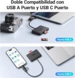 UGREEN SD Card Reader Type C & USB 3.0, 4 in 1 Micro SD Card Adapter 5Gbps Super Speed Compatible with iPhone 16 15 Plus Pro Max MacBook Pro Air 2023 iPad Pro Galaxy Tab S9 S24 Ultra - Image 6