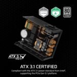 CORSAIR SF850 (2024) ATX Platinum 80 Plus Fully Modular Low Noise Power Supply - ATX 3.0 Compliant - PCIe 5.0 Ready - SFX to ATX Support Included - Black - Imagen 4