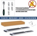 COMNOVA 6 Inch Running Boards for 2009-2018 Dodge Ram 1500 Crew Cab (Include Classic 2019-2024)/Ram 2500/3500 10-24 Running Boards and Steps for Dodge Ram 1500 Heavy Duty Carbon Steel - Image 7