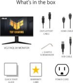 ASUS VG27AQL3A 27" TUF Gaming 1MS QHD SRGB 180HZ IPS HDMI DP USB Monitor FREESYNC 90LM09A0-B013B0 1 YEAR WARRANTY - Imagen 4