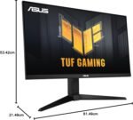ASUS VG27AQL3A 27" TUF Gaming 1MS QHD SRGB 180HZ IPS HDMI DP USB Monitor FREESYNC 90LM09A0-B013B0 1 YEAR WARRANTY - Imagen 9