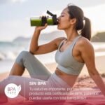 H.Koenig Mini Smoothie Maker Compact 570mL SMOO12 BPA-Free Powerful 300W, Smoothie Blender 2 Portable Bottles, 4 Stainless Steel Blades, Pastel Pink - Image 5