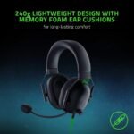 Razer BlackShark V2X Gaming Headphones: Surround Sound 7.1 - 50mm Driver - Memory Foam Pillow - for PC, PS4, PS5, Switch, Xbox One, Xbox Series X|S, Mobile - - Image 6