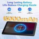 Raemond High Performance Android Tablet, 18GB RAM, 128GB ROM, 10" Tablets with 1280x800 IPS HD Touchscreen, Octa-Core Processor, 1TB Expandable Dual Camera, 6000 - Image 4