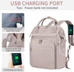 EMPSIGN 17 Inch Laptop Backpack for Women Men, Large Capacity Laptop Work Bag with USB Port, Waterproof Backpack for Teachers, Business - Image 7