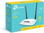 TP-Link TL-WR841N - WiFi4 N300 Wireless Router, 300Mbps Speed, 5dBi Antennas, Multi Mode, Easy to Use, 4 LAN Ports and 1 10/100 Mbps WAN Port, White - Imagen 4