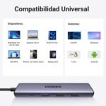 UGREEN Revodok 105 USB C Hub HDMI 4K Type C Adapter 5 in 1 with 100W PD Charging Compatible with MacBook Pro Air M3 M2 M1, iPad, iPhone 17 Pro MAX Air, Galaxy S25 Ultra, Surface - Image 7
