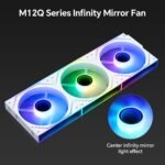 Thermalright TL-M12Q-S X3 120mm PC Case Cooling Fans Daisy Chain 2000RPM High Airflow ARGB Dual Infinity Mirror Lighting for Construction - Imagen 3