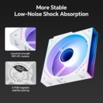 Thermalright TL-M12Q-S X3 120mm PC Case Cooling Fans Daisy Chain 2000RPM High Airflow ARGB Dual Infinity Mirror Lighting for Construction - Imagen 6