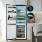 Cecotec Refrigerator Combi 409L Total No Frost Bolero CoolMarket Combi 409 Stainless Steel E. Height 185 cm, MAX INSIDE with VIP Tech, Inverter Plus Compressor, Low Consumption, Variable Temperature - Imagen 5