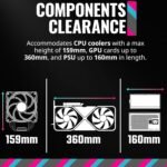 Cooler Master MasterBox Q300L – mATX Mini Tower Computer Case with Full View Side Panel, Tidy Wiring and Multiple Cooling Options - Imagen 4