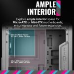 Cooler Master MasterBox Q300L – mATX Mini Tower Computer Case with Full View Side Panel, Tidy Wiring and Multiple Cooling Options - Imagen 6