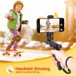 Zeadio Smartphone Tripod Stabilizer Stand Portable Selfie Desktop Stand for All Smartphones - Imagen 3