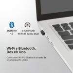 TP-Link 2 in 1 USB WiFi Adapter AC600 (Archer T2UB Nano) - Bluetooth 4.2 with 2.4G/5G Dual Band Wireless Network Adapter for Desktop PC, WPA3, Supports Windows 11, 10, 8.1, 8, 7 - Image 3