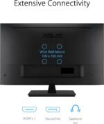 ASUS Eye Care Monitor 31.5" 4K HDR (VP327Q) - UHD (3840 x 2160), 99% sRGB, HDR-10, Adaptive-Sync, Speakers, DisplayPort, HDMI, Flicker Free, Blue Light Filter, Mount - Image 6