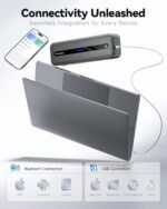 Phomemo M832 Thermal Printer, A4 Portable Printer Compatible with Phone via Bluetooth, Windows and macOS via USB Cable, Inkless Printer for Travel, Work, Home, Grey - Image 5