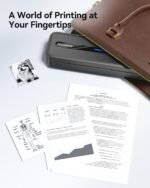 Phomemo M832 Thermal Printer, A4 Portable Printer Compatible with Phone via Bluetooth, Windows and macOS via USB Cable, Inkless Printer for Travel, Work, Home, Grey - Image 7