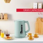 Moulinex Morning Plus 1.7L Cordless Electric Kettle 2400 W Large Capacity Measuring Cup Water Meter Anti-Limescale Filter Rotating Base Includes Infuser, Tea and Infusions, BY2M13 - Imagen 6