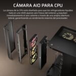 CORSAIR Air 5400 LX-R RGB iCUE Link Triple Camera Panoramic Semi-Tower PC Case - 3 LX-R RGB Reverse-Rotor Fans Pre-Installed - High Flow Low Noise Ducting - Black - Image 6