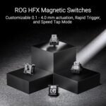 ROG Falchion Ace HFX 65% Compact Gaming Keyboard with Pre-Lubricated ROG HFX Magnetic Switches, Quick Shot Lever, 8000Hz Polling Rate, Three-Layer Dampening Foam, - Image 3