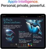 Apple iPad Air 11-inch with M3 chip: Apple Intelligence, 256 GB, 12MP Front/Back Camera, Wi-Fi 6E + 5G Cellular, Touch ID, All-Day Battery Life — Space Grey - Image 3