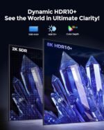 Silkland HDMI 2.1 10K 8K Cable, 1m Certified, PS5 4K@120Hz/144Hz, eARC HDR10 Dolby Atmos DTS:X HDCP2.3 For HDTV/Soundbars/Blu-ray/Projector/Laptop/Display/PC/Switch - Image 4