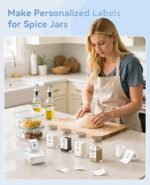 NIIMBOT B1 Label Maker with 1 Roll Label Paper, Bluetooth Label Printer, 20-50mm Printing Width, Compatible with iOS and Android, Light Blue - Image 3