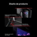 ASUS ROG Swift 32" 4K OLED Gaming Monitor (PG32UCDM) - UHD (3840x2160), QD-OLED, 240Hz, 0.03ms, G-SYNC Compatible, Custom Heatsink, Graphene Film, 99% - Imagen 6