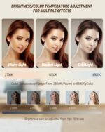 Luz Portátil para Selfies para iPhone: 90 Luces LED de Relleno de Teléfono, Anillo de Luz para Imagen de Cámara, Fotos de Maquillaje, Videoconferencias, Uso de Laptop, Reuniones de Zoom - Imagen 4